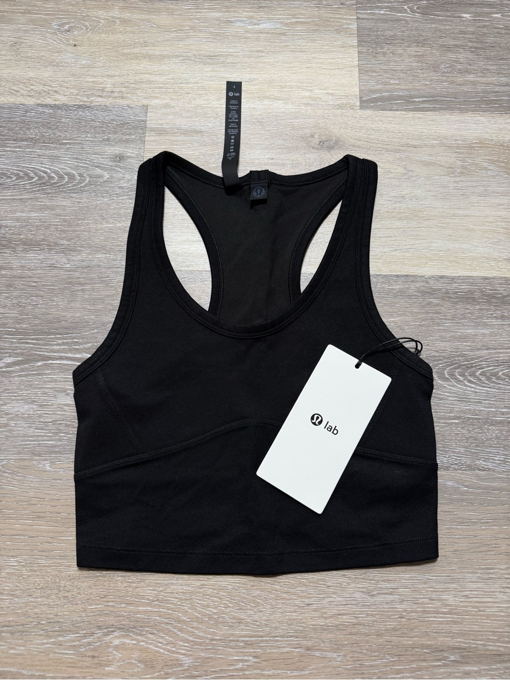 Lululemon LAB Stretch Cupro Cropped Tank - Black